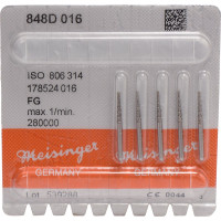 CE-gyémántcsiszoló, 848D, ISO 016, FG, 5 darab