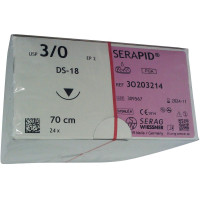 SERAPID® - 24 darabos csomag, farblos, 0,7 m, DS-18, Stärke 3/0 - 3O203214 SERAPID® - 24 darabos csomag, farblos, 0,7 m, DS-18, Stärke 3/0 - 3O203214