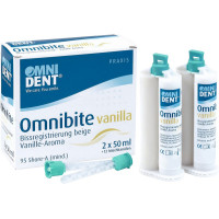 Omnibite Vanille - csomag 2 x 50 ml duplakartus, 12 keverőkanül - 122347