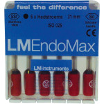 EndoMax Hedström-Feilen - Packung 6 Stück 31 mm ISO 025 - LM402531