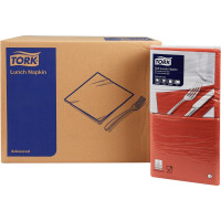 TORK® Soft Lunchservietten (1/4 Falz) - Karton 10 x 150 db terra - 477867