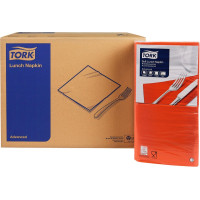 TORK® Soft Lunchservietten (1/4 Falz) - Karton 10 x 150 db piros - 477861