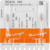 Diamantpolierer DCA04/10 Packung 2 darab, kék, ISO 040, RA