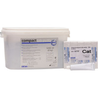 compact lab putty Eco-Set 8 kg Eimer, 5 x 25 ml Tuben cat compact Paste, 2 Dosierlöffel