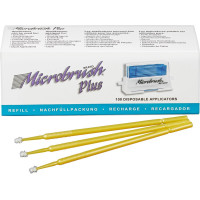 Microbrush® Applikatoren Plus Serie - 100 darabos csomag, sárga, fein 1,5 mm - PF100YE