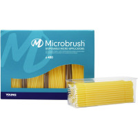 Microbrush® Applikatoren Plus Serie - 400 darabos csomag, sárga, fein 1,5 mm - PF400YE