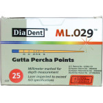 DiaDent® ML.029™ Guttapercha-csúcs, ISO 025, 120 darab DiaDent® ML.029™ Guttapercha-csúcs, ISO 025, 120 darab