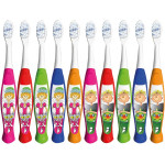 Kinderzahnbürsten mit Motiv Packung 2 x 5 darab, (Zahnfee, Ritter)