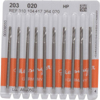 Spiralbohrer 203, fúró, ISO 020, HP, 10 darab