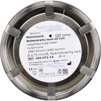 Noninium® Draht, 10-es csomag, Standard Labialbögen, Länge 34 mm