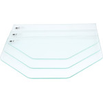Glasscheiben - Packung 3 Stück unbeschichtet, f. Basic quattro, Basic quattro IS, Basic master - 900036311