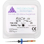 FKG RaCe gyökércsatorna tágító, gépi, 31 mm ISO 025, 6%, 6 darab