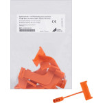 VistaRay érzékelő-tartó - csomagolás 8 harapás lemezeket bitewing 3 x 4, narancs, 2-es méret