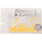 Stop Card + Dispenser, (3,5 x 1 mm), Endo stops, sárga, Szilikon, 100 darab