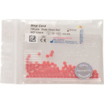 Stop Card + Dispenser, (3,5 x 1 mm), Endo stops, piros, Szilikon, 100 darab