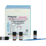 Protecto CaF2 Nano Packung 9 x 0,5 ml Flasche, Mischpaletten, Microbrushes