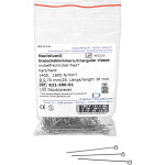 Noninium® Dreiecksklammer - Packung 100 Stück Ø 0,7 mm - 621-300-01 Noninium® Dreiecksklammer - Packung 100 Stück Ø 0,7 mm - 621-300-01