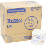 WYPALL L törlőkendők- 1008 db, fehér, hajtogatott L40