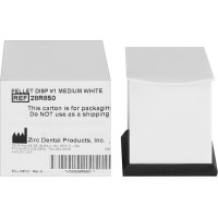 Pellet Dispenser - Stück weiß, für mittlere Pellets (Größe 0, 1 & 2), 4,8 x 4,8 x 2 cm - 28R850 Pellet Dispenser - Stück weiß, für mittlere Pellets (Größe 0, 1 & 2), 4,8 x 4,8 x 2 cm - 28R850