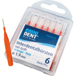 Omni (0,50 mm ¦ 1,9 mm), Fogköztisztító kefe, narancs, hengeres, 6 darab