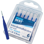 Omni (0,60 mm ¦ 1,8 - 3,8 mm), Fogköztisztító kefe, kék, kónuszos, 6 darab