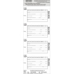 Adressfeldstreifen - Packung 200 Stück blau - 84000533