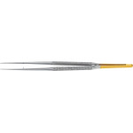 DIADUST Mikro-Pinzetten - 1 db, gerade, 180 mm, Fadenplatte, Plateau Mikropinzette - FD253R