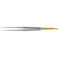 DIADUST Mikro-Pinzetten - 1 db, gerade, 180 mm, Fadenplatte, Plateau Mikropinzette - FD253R