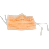 Monoart® Mundschutz Protection 3 - Box 50 db zum Binden, orange - 217508