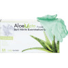 AloeVate Nitrilhandschuhe - 100 darabos csomag, puderfrei, zöld, L - HA800L