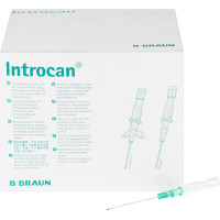 Introcan® Certo - 50 darabos csomag, G18 1,3 x 45 mm, zöld - 4252136B