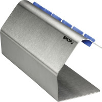CERAMAGE Stand UP, 1 darab, Ständer mit Teflonführungen für 6 Dispenserspritzen, Edelstahl, (B x H x T) 240 x 100 x 80 mm