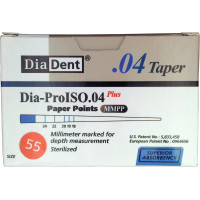 DiaDent® Dia-Pro papírcsúcs, Taper.04, ISO 055, 100 darab