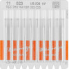 Stahlbohrer 11, acél-fúró, ISO 009, HP, 10 darab