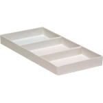 Cabinet Tray Nr. 17 - Stück 9,2 x 19,7cm, weiß - 20Z203A