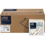 TORK® Soft Dinnerservietten - Karton 12 x 100 db 3-lagig, fehér - 477577