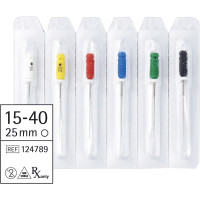 smartdent Hedström-reszelő Sortiment, 25 mm ISO 015-040, 6 darab