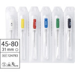 smartdent Hedström-reszelő Sortiment, 31 mm ISO 045-080, 6 darab