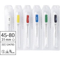 smartdent Hedström-reszelő Sortiment, 31 mm ISO 045-080, 6 darab