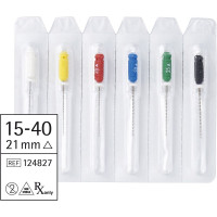 smartdent K-tágító, Sortiment, 21 mm ISO 015-040, 6 darab