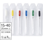 smartdent K-tágító, Sortiment, 25 mm ISO 015-040, 6 darab