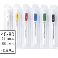 smartdent K-tágító, Sortiment, 21 mm ISO 045-080, 6 darab