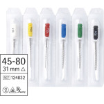 smartdent K-tágító, Sortiment, 31 mm ISO 045-080, 6 darab