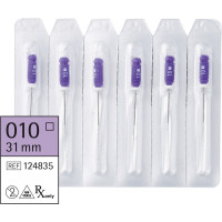 smartdent K-,file, kézi, 31 mm ISO 010, 6 darab