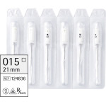 smartdent K-,file, kézi, 21 mm ISO 015, 6 darab