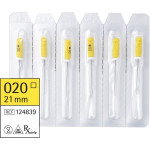 smartdent K-,file, kézi, 21 mm ISO 020, 6 darab