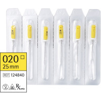 smartdent K-,file, kézi, 25 mm ISO 020, 6 darab
