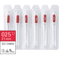 smartdent K-,file, kézi, 21 mm ISO 025, 6 darab