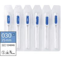 smartdent K-,file, kézi, 25 mm ISO 030, 6 darab