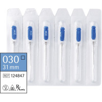 smartdent K-,file, kézi, 31 mm ISO 030, 6 darab